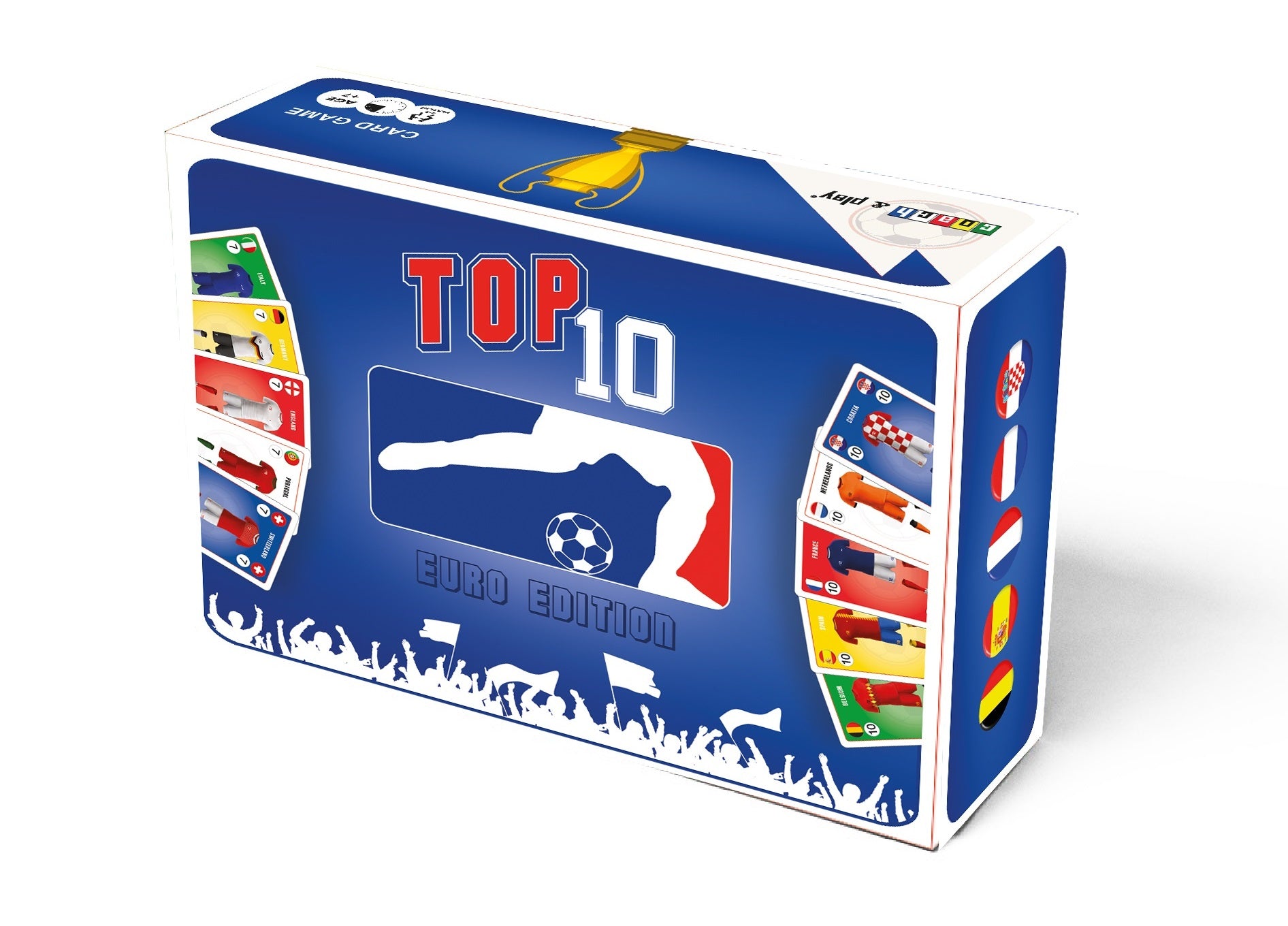 Jeu de cartes football 'Top 10' - Bleu - Kiabi - 5.00€